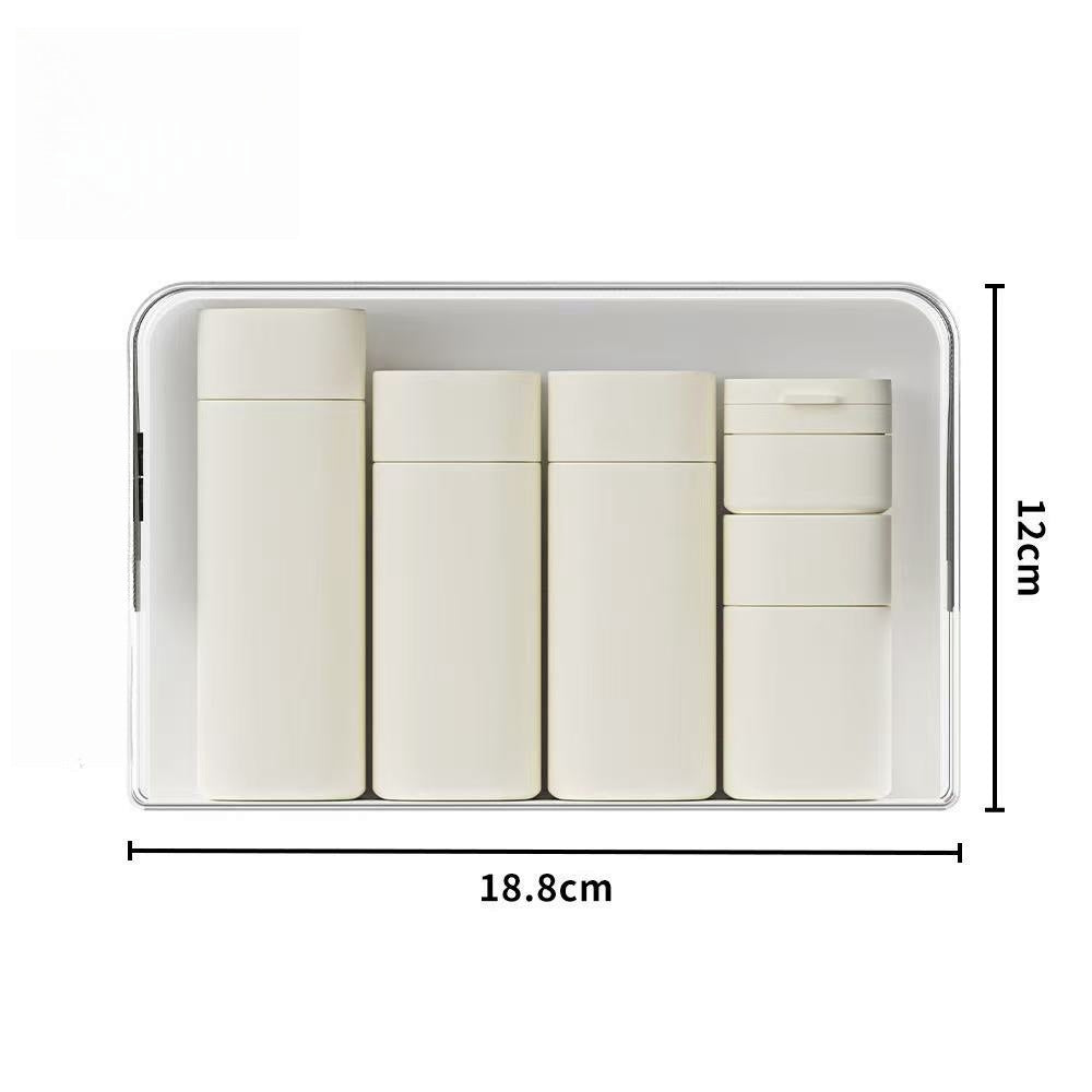 Compact Travel Bottle Set – Leak-Proof Toiletry Kit with Carry Case