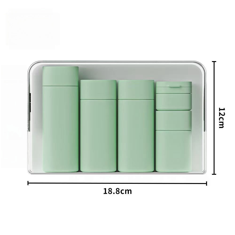 Compact Travel Bottle Set – Leak-Proof Toiletry Kit with Carry Case