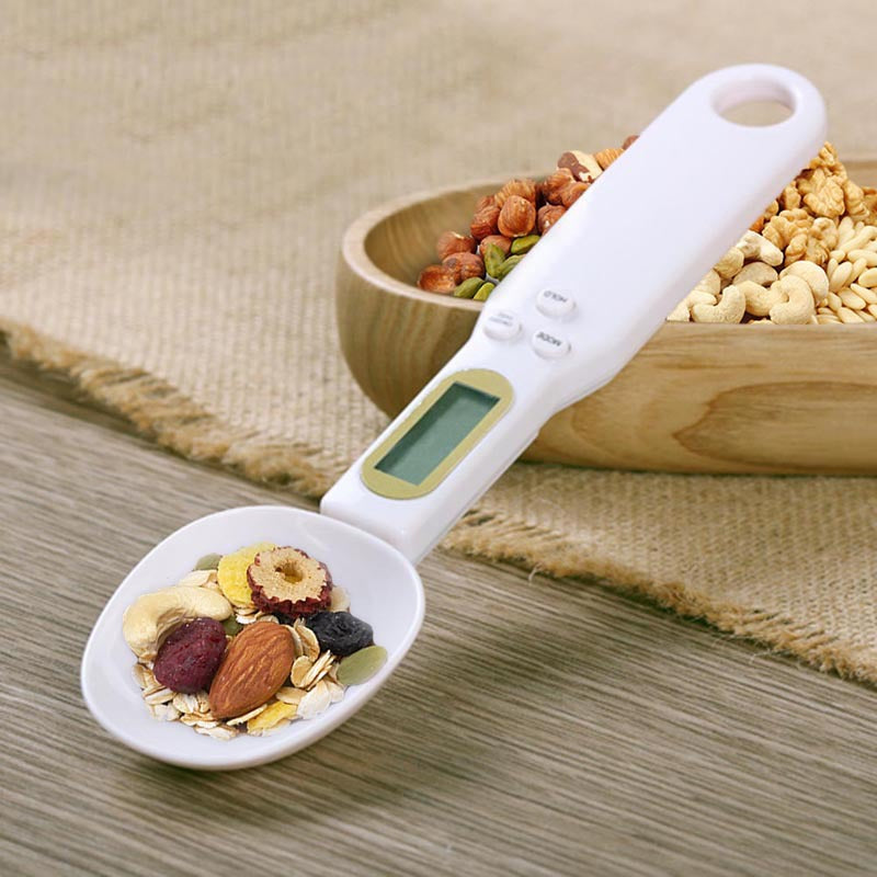 LCD Digital Kitchen Scale Electronic Measuring Spoon Grams