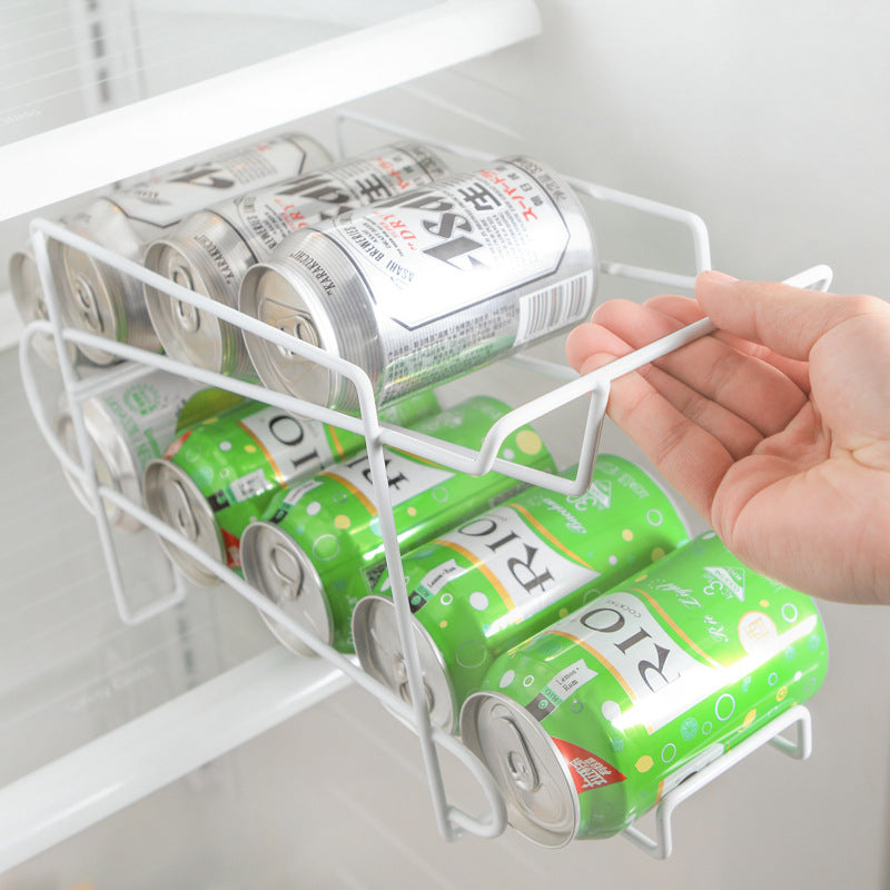 Double-layer Can Storage Rack