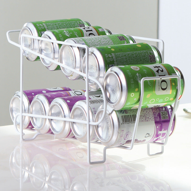 Double-layer Can Storage Rack