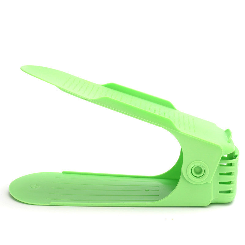 Double Shelf Stackable Shoe Rack