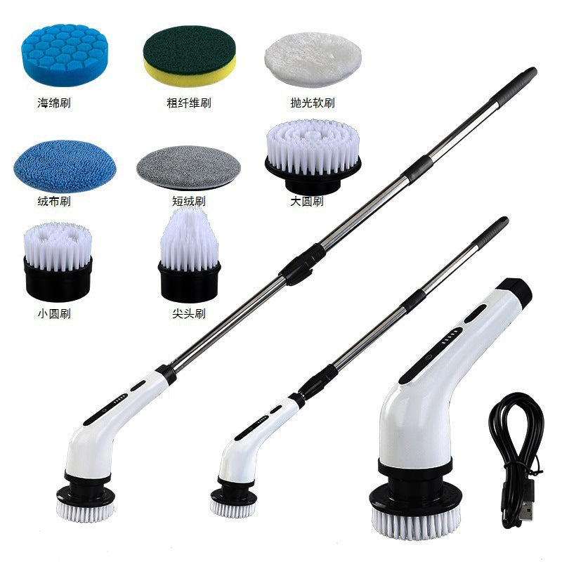 Electric Waterproof Multifunction Cleaning Scrubbing Brush
