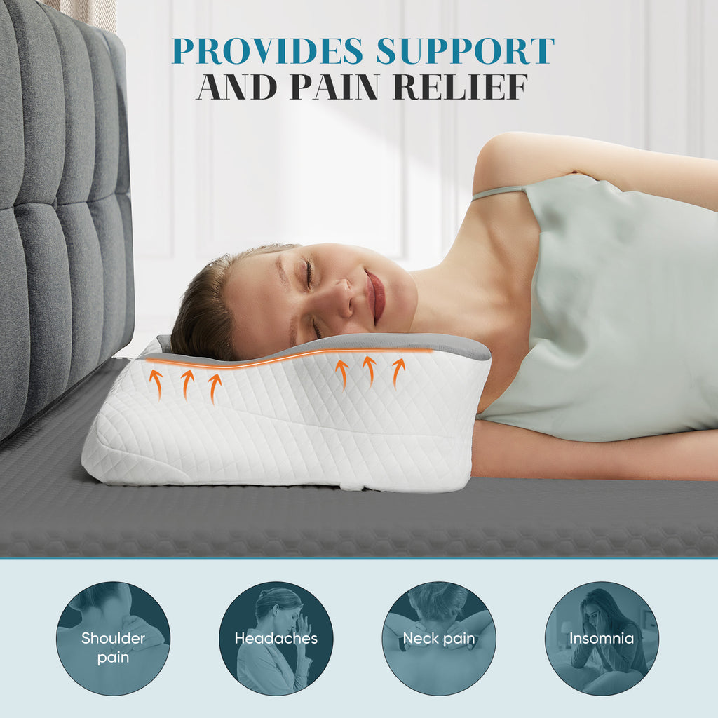 Ergonomic Foam Neck Support Pillow