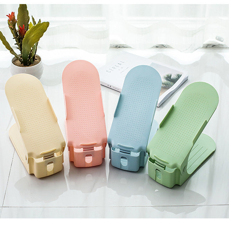 Double Shelf Stackable Shoe Rack