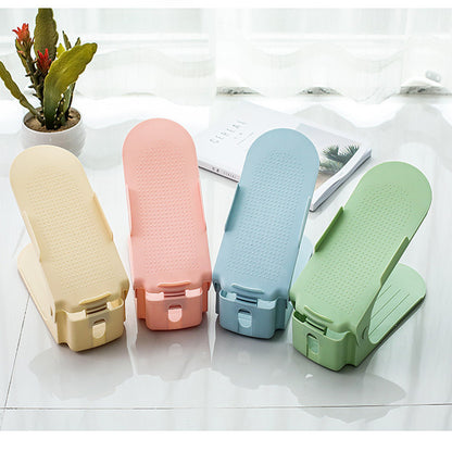 Double Shelf Stackable Shoe Rack