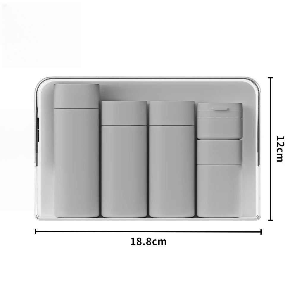 Compact Travel Bottle Set – Leak-Proof Toiletry Kit with Carry Case