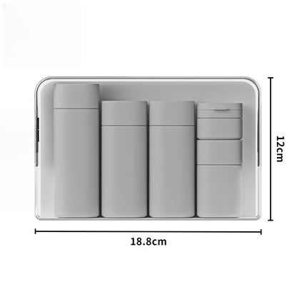 Compact Travel Bottle Set – Leak-Proof Toiletry Kit with Carry Case