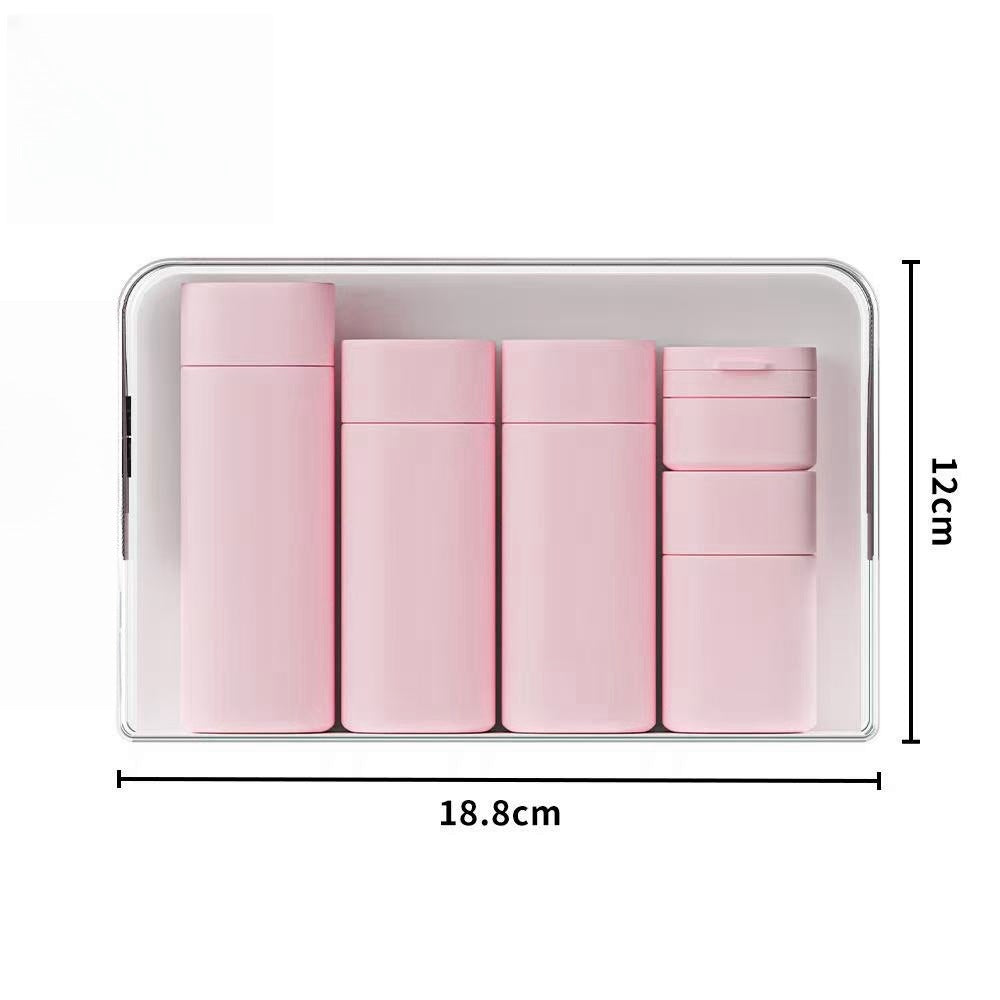 Compact Travel Bottle Set – Leak-Proof Toiletry Kit with Carry Case