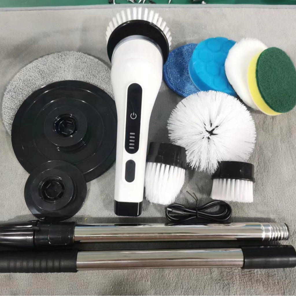 Electric Waterproof Multifunction Cleaning Scrubbing Brush