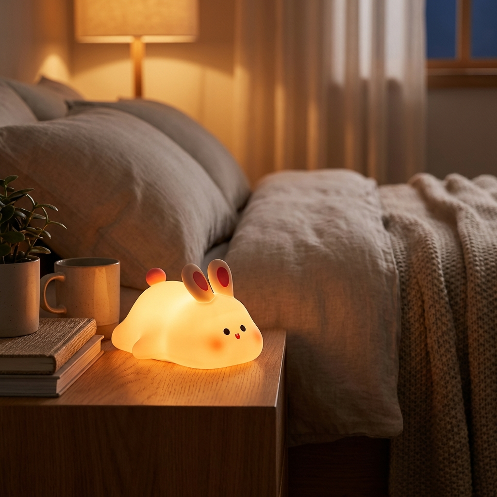 GlowyBunny™ — Comfort Night Light for Peaceful Sleep