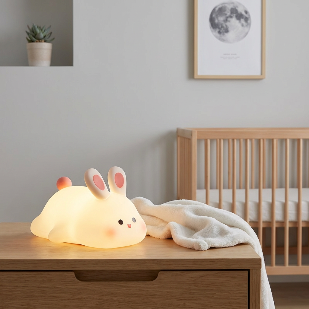 GlowyBunny™ — Comfort Night Light for Peaceful Sleep